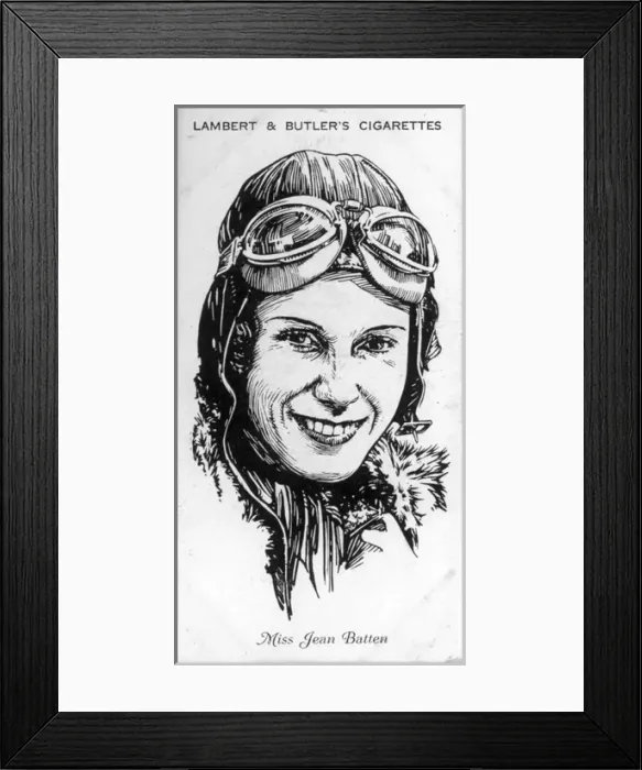 Framed Print : Miss Jean Batten Framed Print : Miss Jean Batten