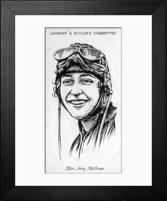 Framed Print : Mrs Amy Mollison Framed Print : Mrs Amy Mollison