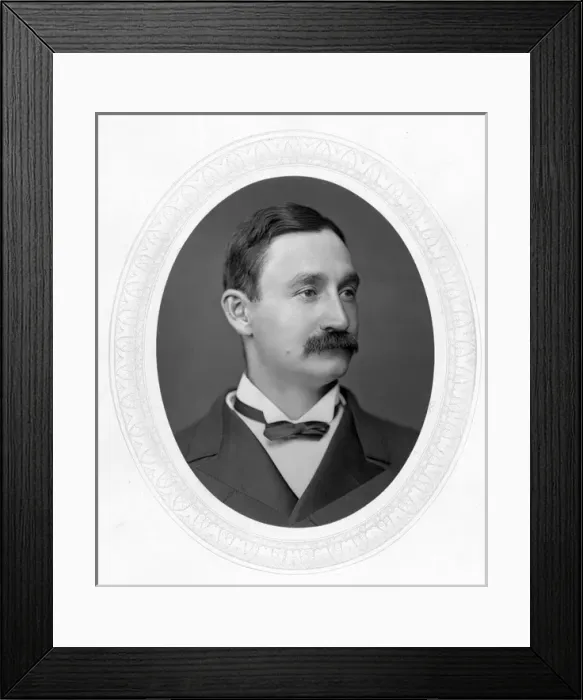 Framed Print : Captain Frederick Gustavus Burnaby (1842-1885)