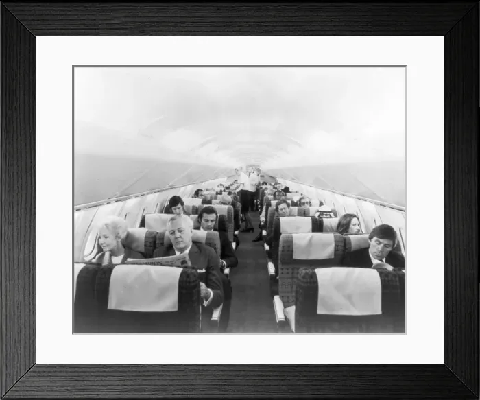 Framed Print : Concorde cabin Framed Print : Concorde cabin
