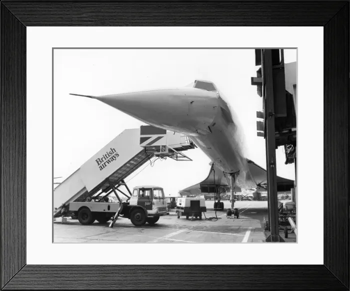 Framed Print : British Airways Concorde Framed Print : British Airways Concorde