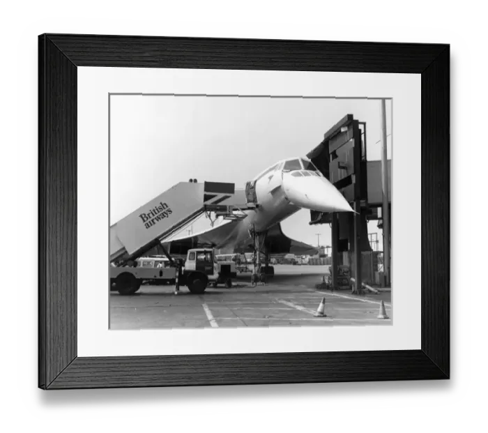 Framed Print : British Airways Concorde Framed Print : British Airways Concorde