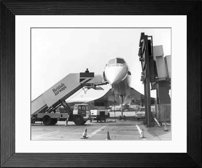 Framed Print : British Airways Concorde Framed Print : British Airways Concorde