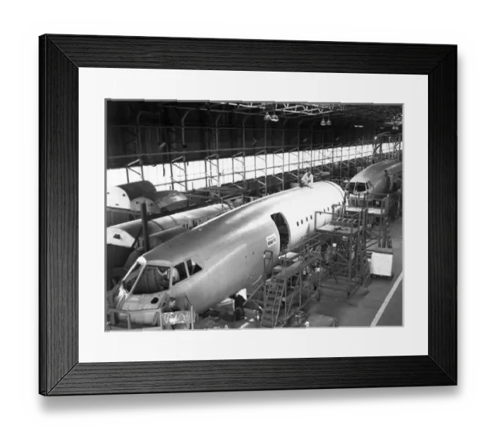 Framed Print : Concorde nose and forward fuselage production at Weybridge Framed Print : Concorde nose and forward fuselage production at Weybridge
