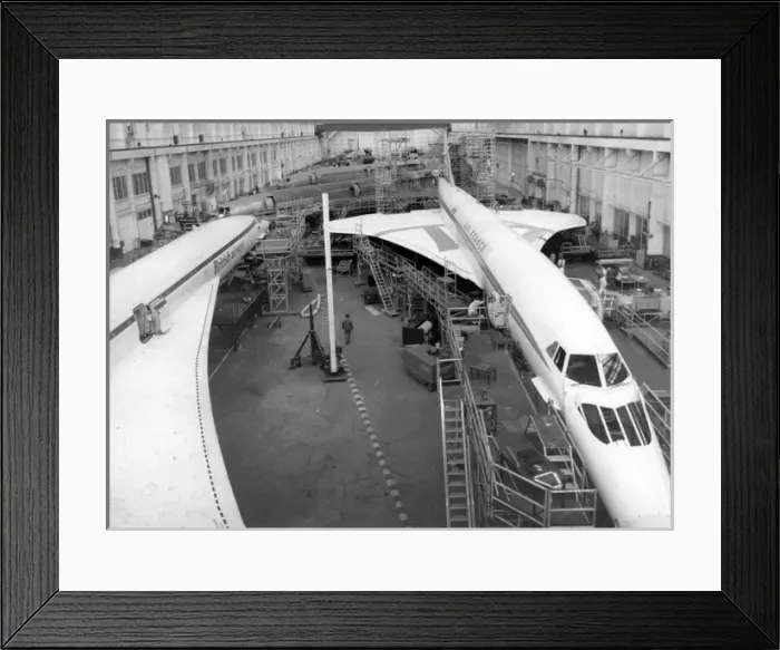 Framed Print : The Concorde production line at Toulouse Framed Print : The Concorde production line at Toulouse