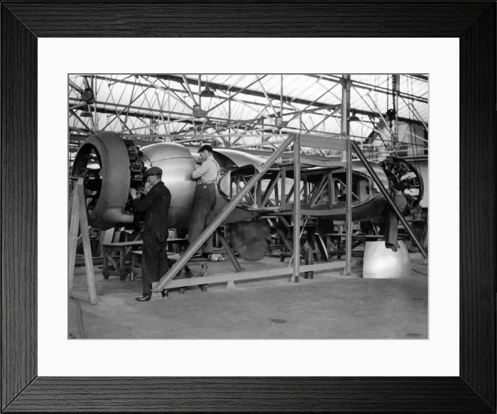 Framed Print : An engine jig for assembling engine and controls Framed Print : An engine jig for assembling engine and controls