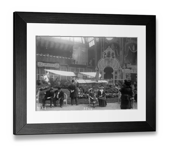 Framed Print : The cross-Channel Bleriot XI at the Salon Aeronautique
