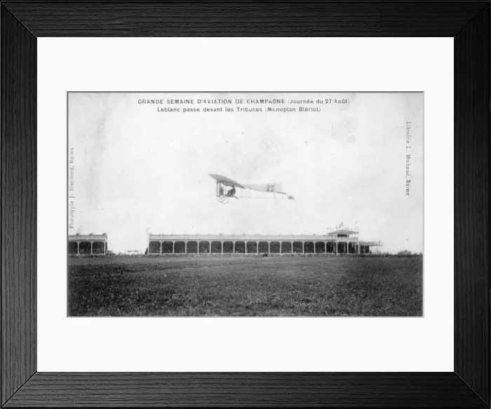 Framed Print : Leblancs Bleriot XII at the Reims Meeting