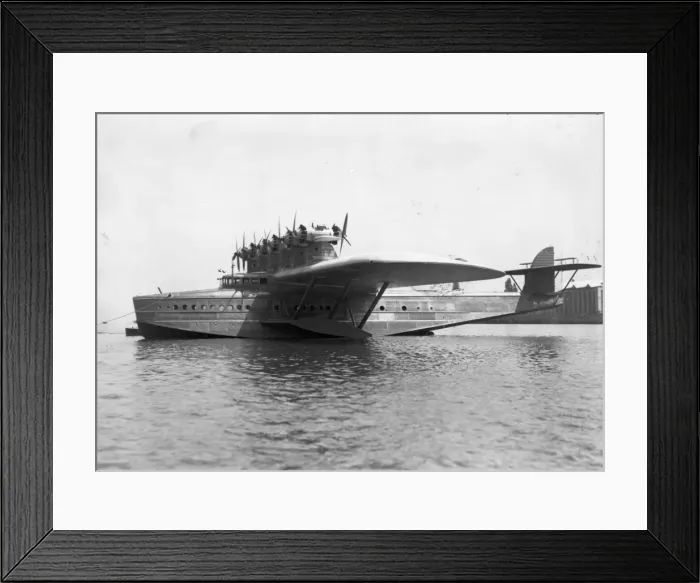 Framed Print : The first Dornier DoX on the water Framed Print : The first Dornier DoX on the water