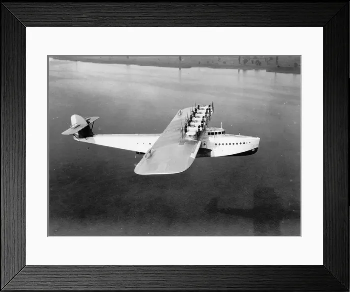 Framed Print : The first Dornier DoX in the air Framed Print : The first Dornier DoX in the air