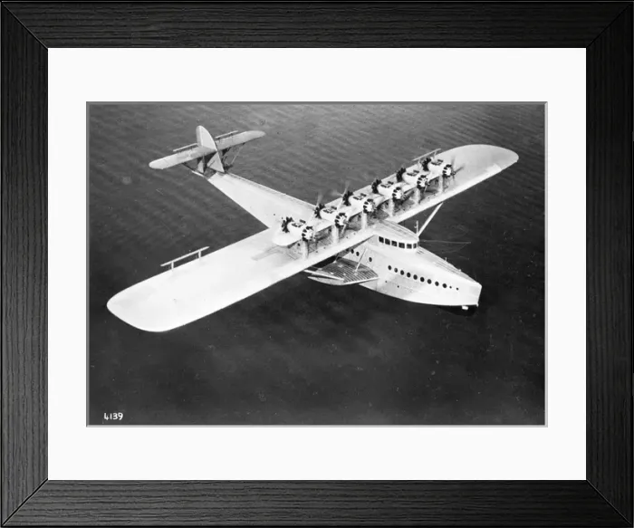 Framed Print : The first Dornier DoX in the air Framed Print : The first Dornier DoX in the air