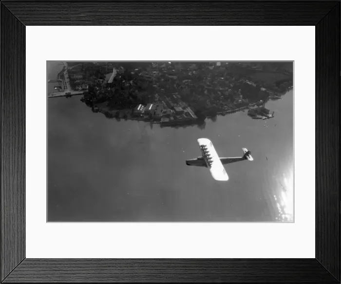 Framed Print : The first Dornier DoX during its record-breaking flight Framed Print : The first Dornier DoX during its record-breaking flight