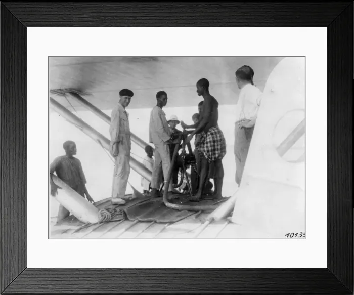 Framed Print : Dornier DoX during refuelling with its semi rotary pump Framed Print : Dornier DoX during refuelling with its semi rotary pump