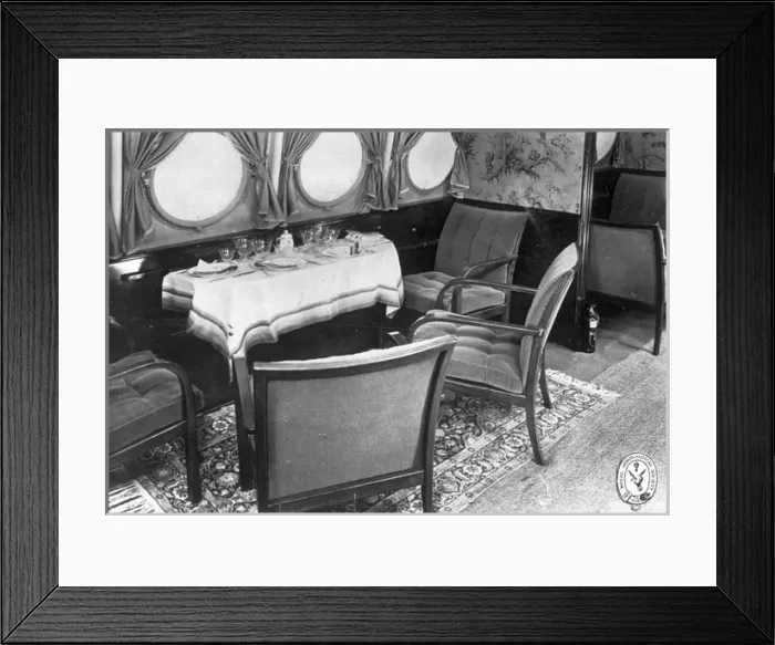 Framed Print : Dornier DoX cabin Framed Print : Dornier DoX cabin