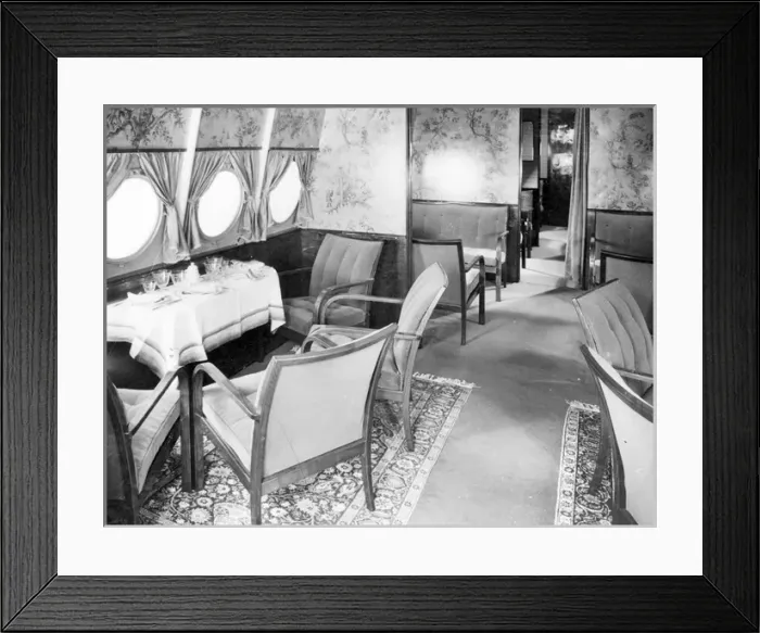 Framed Print : Dornier DoX cabin Framed Print : Dornier DoX cabin