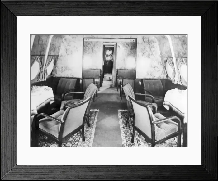 Framed Print : Dornier DoX cabin Framed Print : Dornier DoX cabin