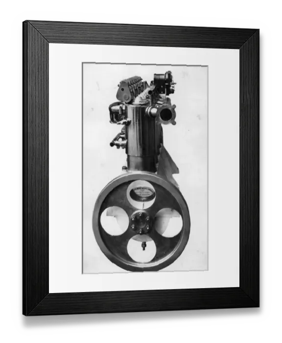 Framed Print : 60hp Green engine of 1909 Framed Print : 60hp Green engine of 1909