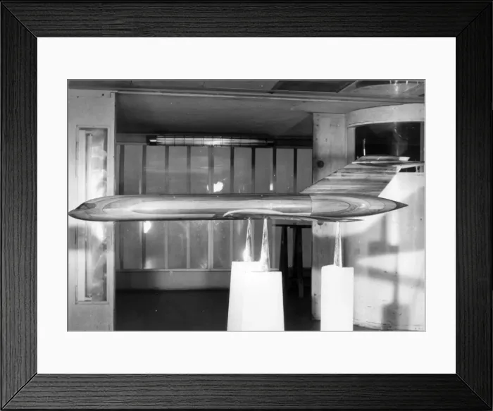 Framed Print : Wind-tunnel model of Nord N600 Framed Print : Wind-tunnel model of Nord N600