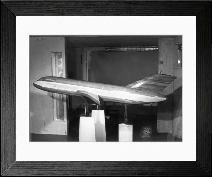 Framed Print : Wind-tunnel model of Nord N600 Framed Print : Wind-tunnel model of Nord N600