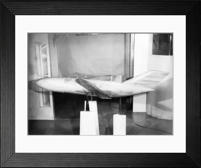 Framed Print : Wind-tunnel model of Nord N600 Framed Print : Wind-tunnel model of Nord N600