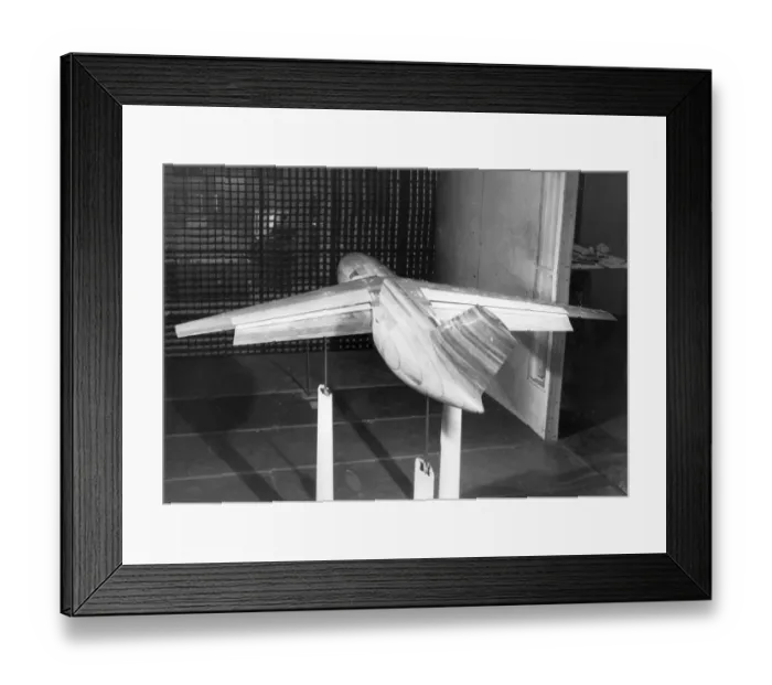 Framed Print : Wind-tunnel model of Nord N600 Framed Print : Wind-tunnel model of Nord N600