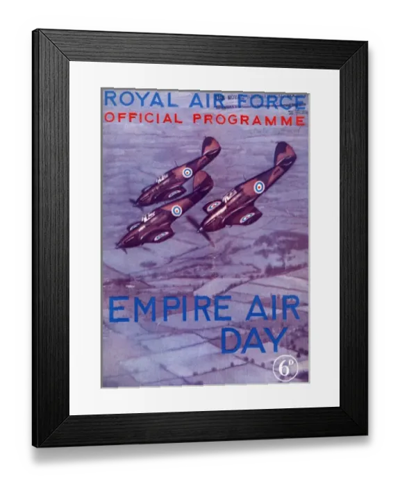 Framed Print : Cover - RAF official programme of the 1938 Empire Air Day Framed Print : Cover - RAF official programme of the 1938 Empire Air Day