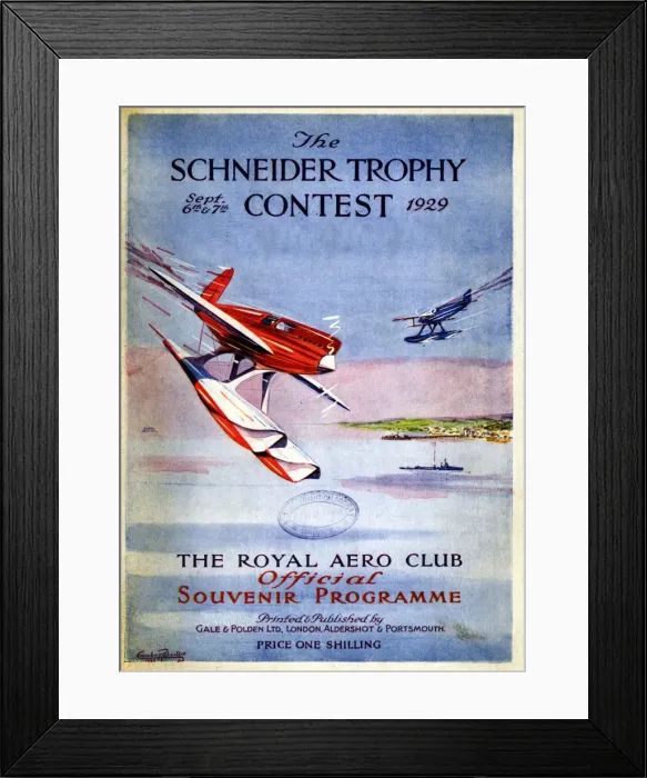 Framed Print : Royal Aero Club official souvenir programme Framed Print : Royal Aero Club official souvenir programme