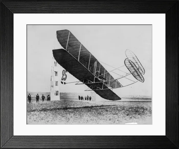 Framed Print : Wright Model A at Reims in 1909 Framed Print : Wright Model A at Reims in 1909