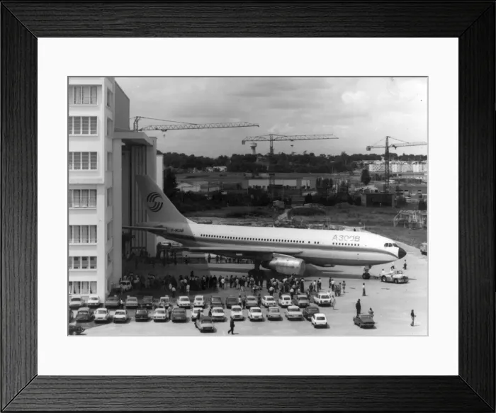 Framed Print : The first A300 F-WUAB at Toulouse Framed Print : The first A300 F-WUAB at Toulouse