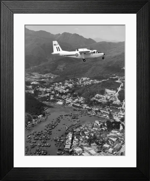 Framed Print : A Britten-Norman BN2A Islander HKG-7 Framed Print : A Britten-Norman BN2A Islander HKG-7