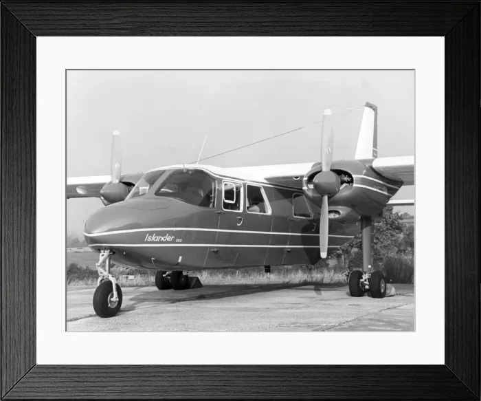 Framed Print : The 800th Britten-Norman Islander prior to delivery Framed Print : The 800th Britten-Norman Islander prior to delivery