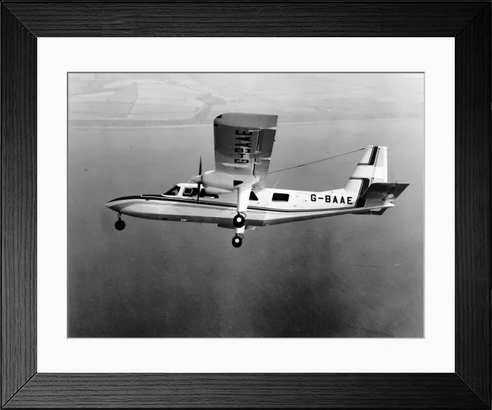 Framed Print : A Britten-Norman BN2A-35 Islander G-BaE