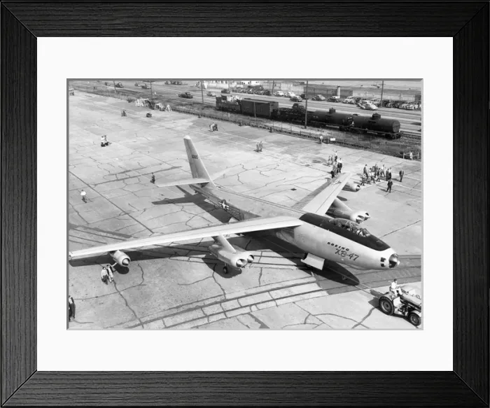 Framed Print : The first prototype Boeing XB-47 46-6065 Framed Print : The first prototype Boeing XB-47 46-6065