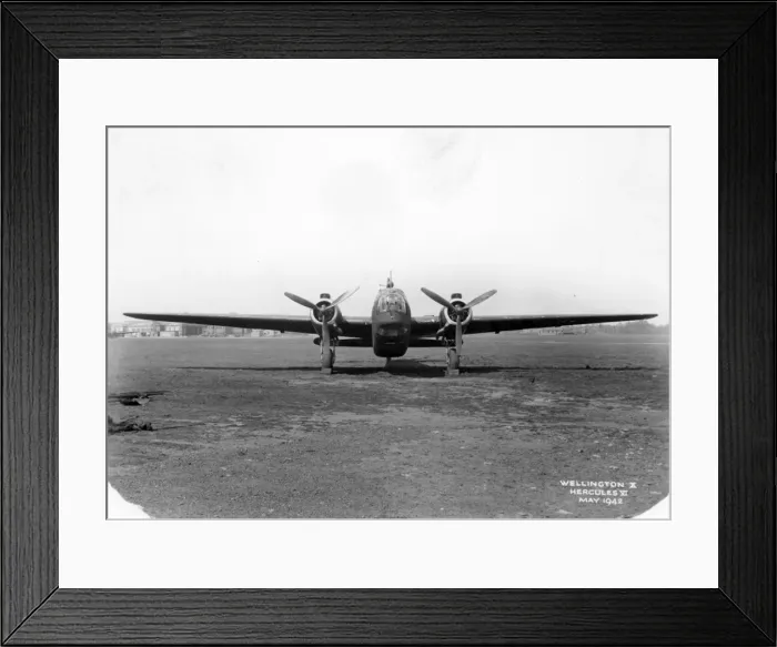 Framed Print : Vickers Wellington X X3595 on the ground Framed Print : Vickers Wellington X X3595 on the ground