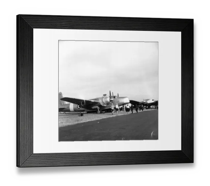 Framed Print : Vickers Wellington TX NC892 and Avro Lancaster Framed Print : Vickers Wellington TX NC892 and Avro Lancaster