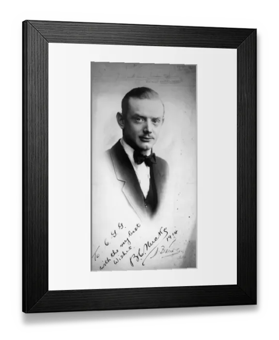 Framed Print : Bentfield Charles Hucks (1884-1918) in 1914 Framed Print : Bentfield Charles Hucks (1884-1918) in 1914