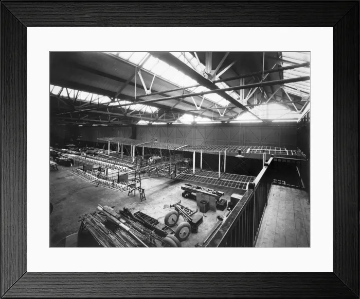 Framed Print : Grahame-White E 4 The Ganymede during construction Framed Print : Grahame-White E 4 The Ganymede during construction