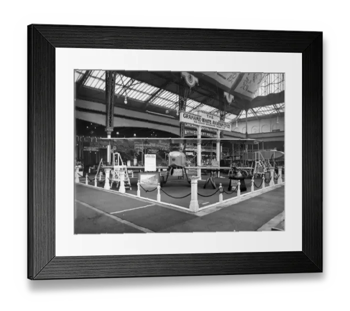 Framed Print : Grahame-White Type 11 Warplane at the 1914 Olympia Aero Show