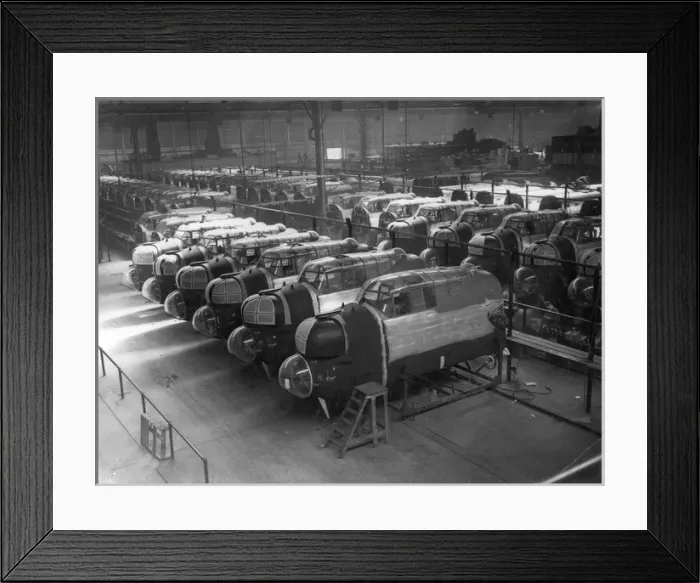 Framed Print : Avro Lancaster production in the north west Framed Print : Avro Lancaster production in the north west