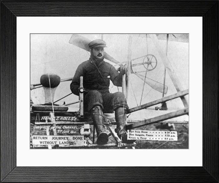 Framed Print : The Hon Charles Stewart Rolls (1877-1910) Framed Print : The Hon Charles Stewart Rolls (1877-1910)