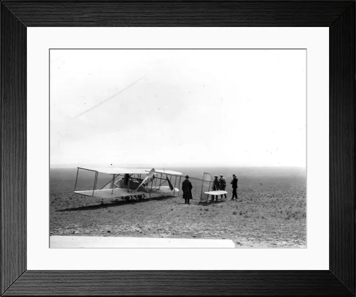 Framed Print : Alec Ogilvies Wright biplane in 1912 Framed Print : Alec Ogilvies Wright biplane in 1912