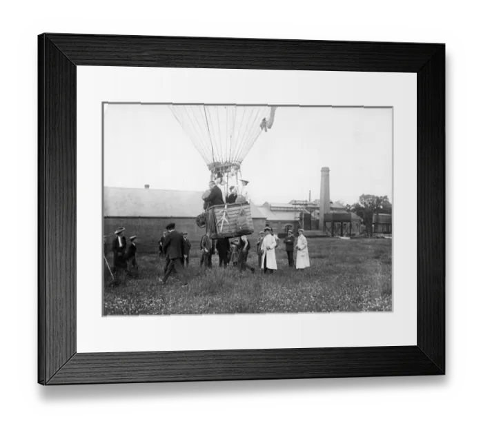 Framed Print : Lady Shelleys balloon party Avington Park near Winchester