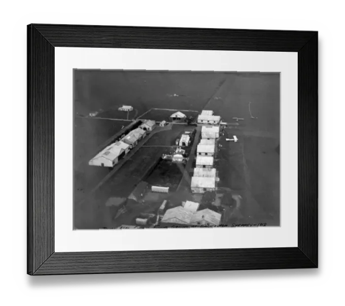 Framed Print : Royal Aero Club flying ground at Eastchurch Sheppey