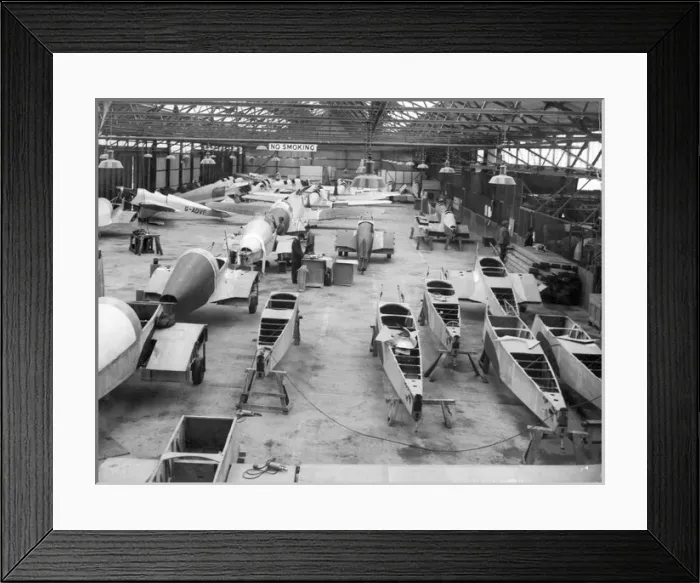Framed Print : Miles construction Phillips and Powys fuselage shop 1935 Framed Print : Miles construction Phillips and Powys fuselage shop 1935