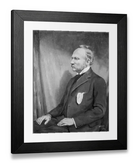Framed Print : Portrait of Edward Purkis Frost JP RAeS President Framed Print : Portrait of Edward Purkis Frost JP RAeS President