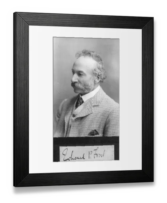 Framed Print : Edward Purkis Frost JP RAeS President 1908-1911