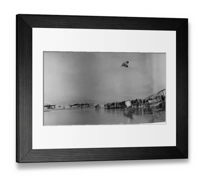 Framed Print : Dunne D8 at Deauville in August 1913 Framed Print : Dunne D8 at Deauville in August 1913