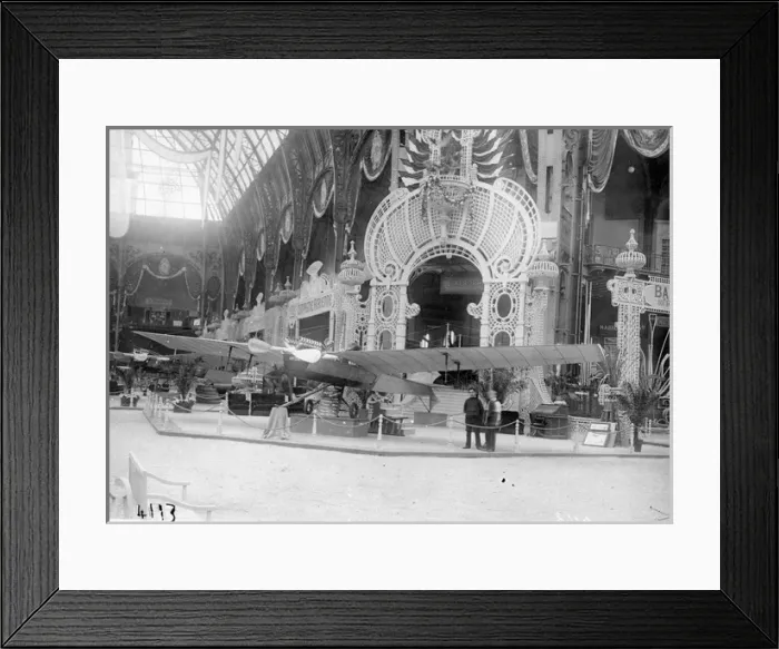 Framed Print : Antoinette stand at the Salon Aeronautique in 1909 Framed Print : Antoinette stand at the Salon Aeronautique in 1909