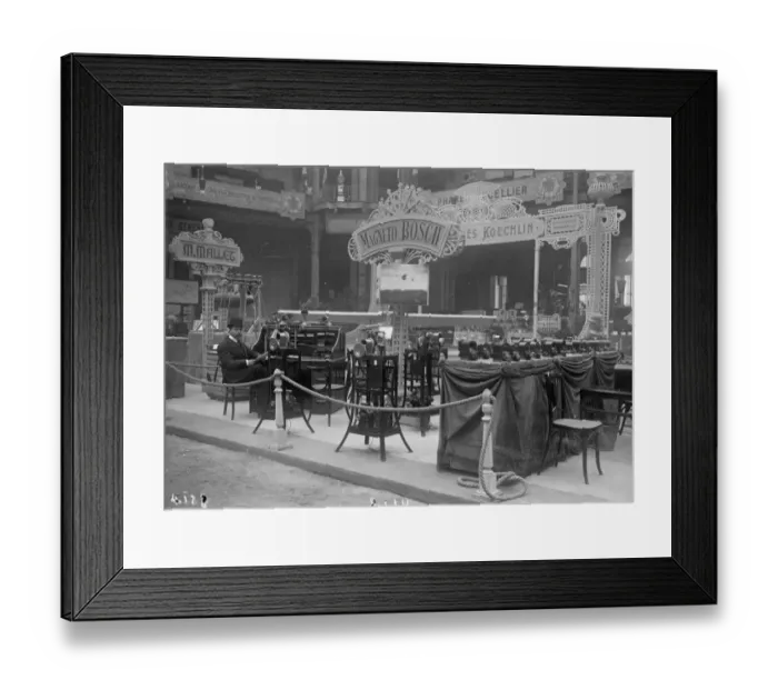 Framed Print : Bosch stand at the Salon Aeronautique in 1909 Framed Print : Bosch stand at the Salon Aeronautique in 1909