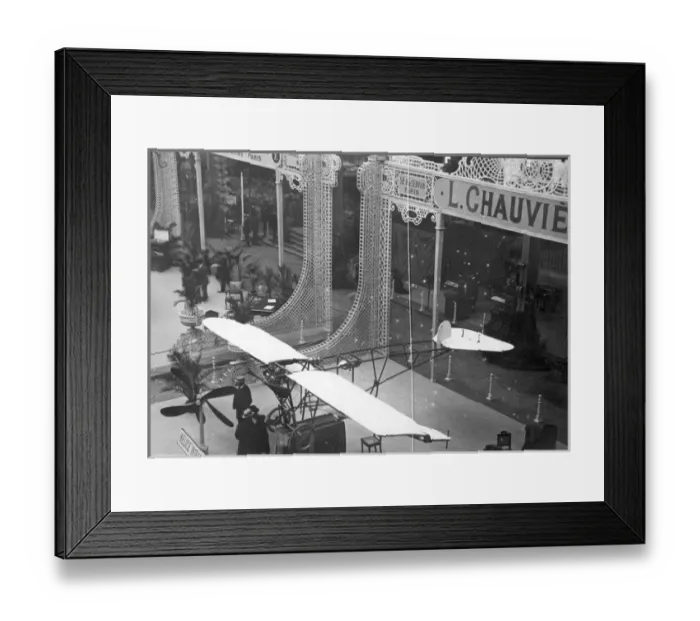 Framed Print : Chauviere Monoplane at the Salon Aeronautique in 1909 Framed Print : Chauviere Monoplane at the Salon Aeronautique in 1909